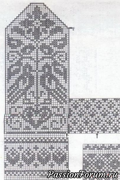 Носочки. Связаны спицами. Схемы.