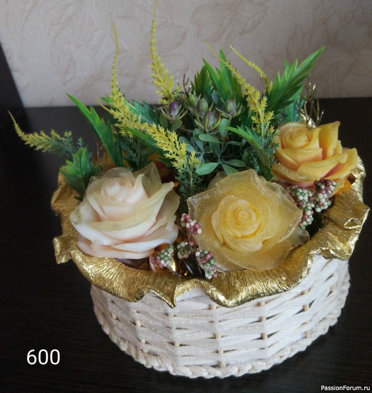 Букеты из мыла
