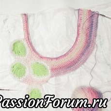 Рукава в розах