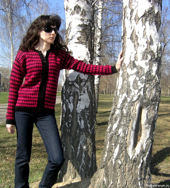 Жакет "Гусиная лапка".