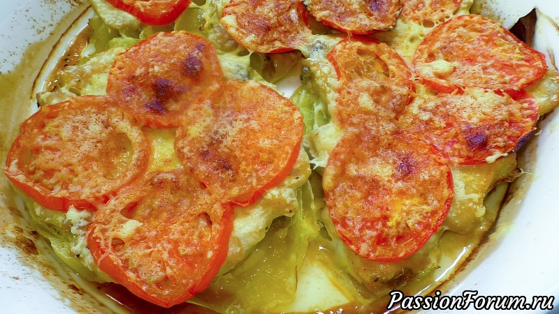 Половинка куриного филе и молодая капуста - вкусный ужин без забот!