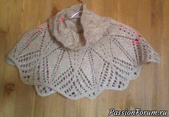 Ажурная манишка Alpine Garden Cowl