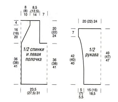 Схема и описание летнего ажурного жакета крючком
