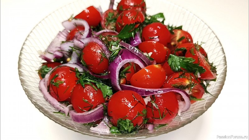Так вкусно, что хочется ложкой есть! Закуска из помидоров черри
