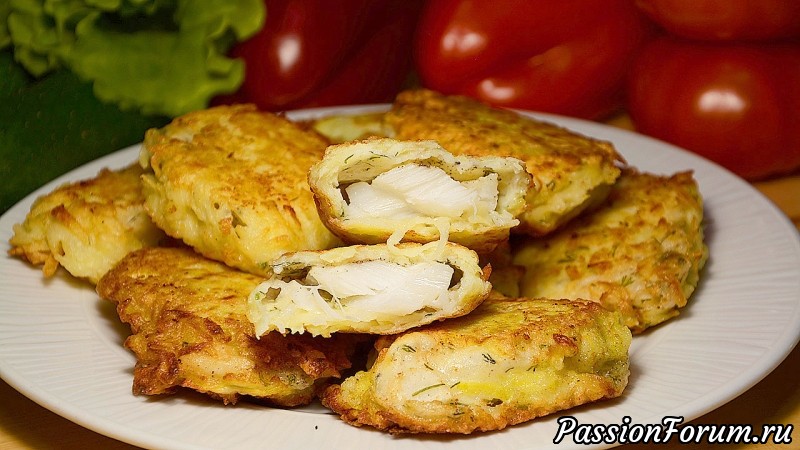 Ну, оОчень вкусная рыба в картофельной стружке!
