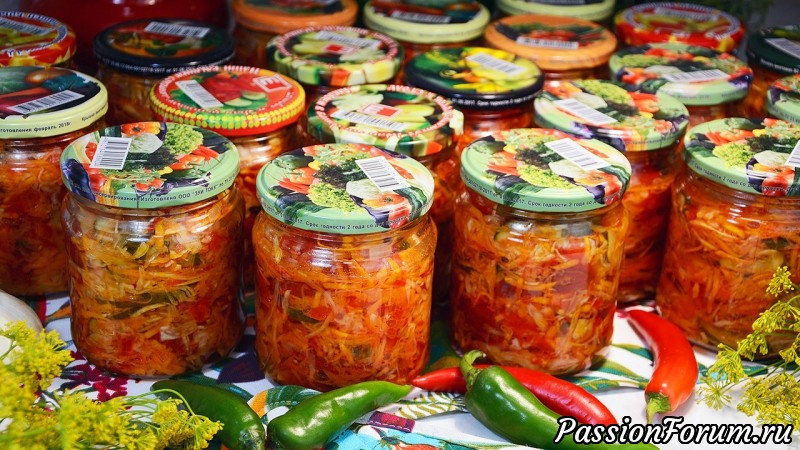 Популярный ОВОЩНОЙ САЛАТ на Зиму КУБАНСКИЙ