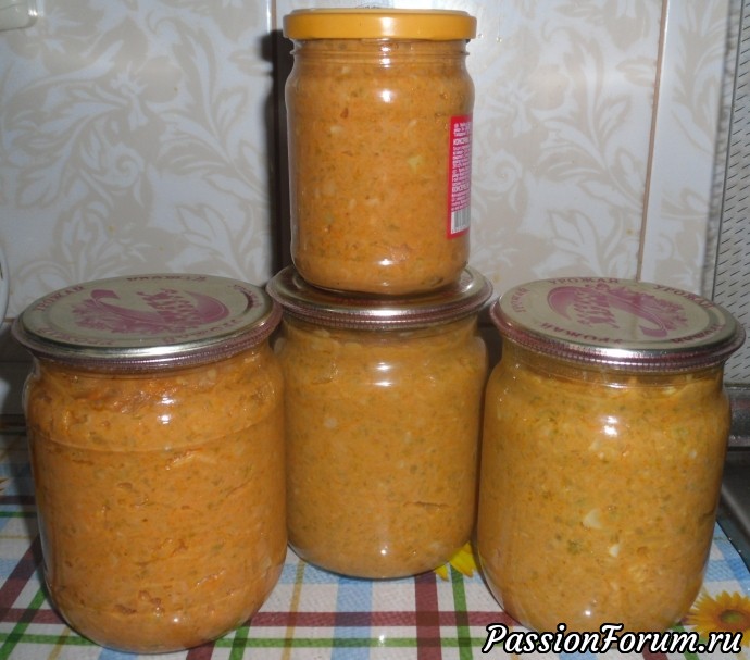 Консервирование кабачковой икры с чесноком