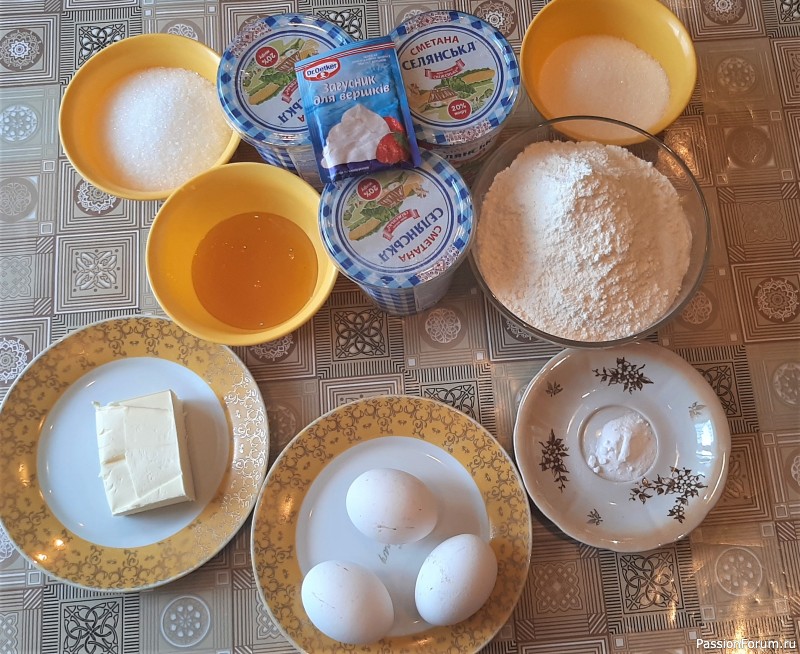 Торт Медовик на сковороде