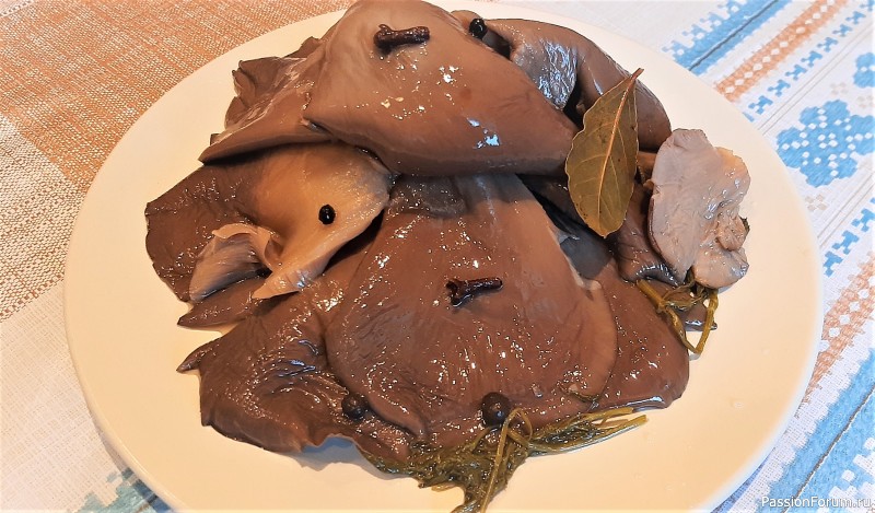 Маринованные вешенки быстрого приготовления