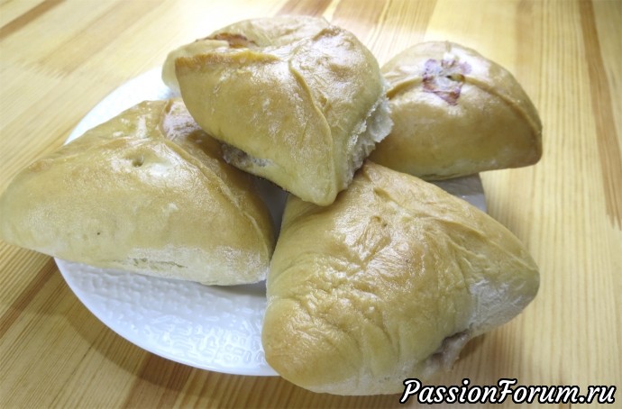 Эчпочмак. Треугольные пирожки с мясом и картошкой