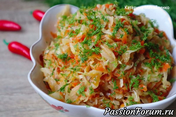 Капуста по-деревенски &ndash; и мяса не надо, так вкусно!
