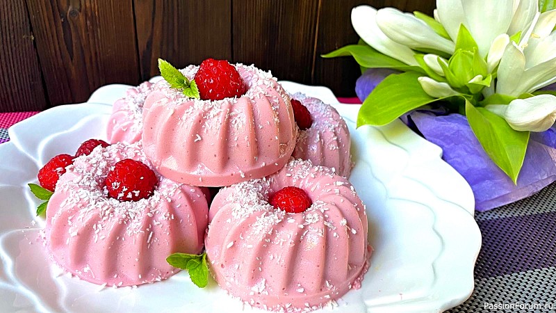 Десерт без выпечки! Застывает на глазах!