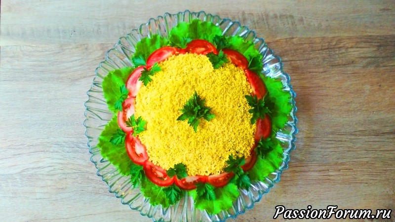 Бесподобный салат из печени трески! Весь секрет в заправке!