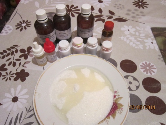МК Мыльная корзинка с сахарным скрабом.