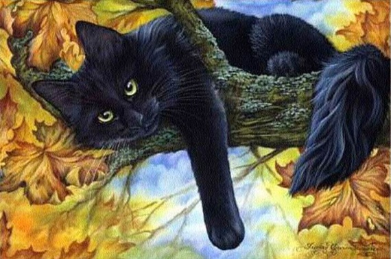 Кошки от художницы Ирины Гармашовой.