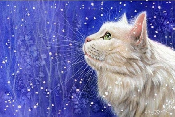 Кошки от художницы Ирины Гармашовой.