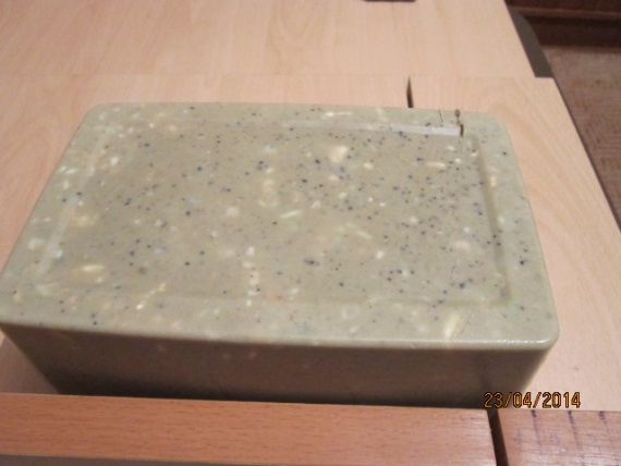 МК. Мыло "Горчичное" для мытья посуды, изготовленное из обмылков.