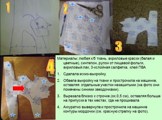 Кот. Подставка под заколки-резинки