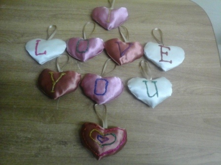 Гирлянда &quot; I LOVE YOU&quot;.