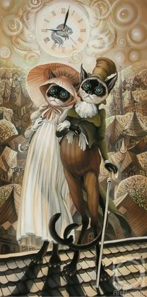 Кошки художницы Надежды Соколовой