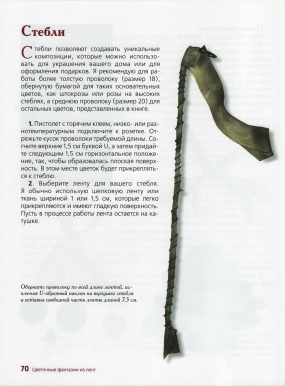 Книжечка про цветы из ткани