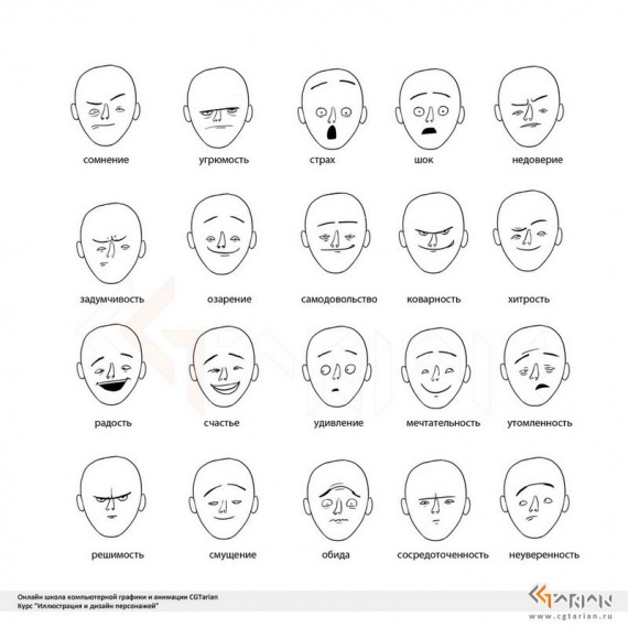 Нарисуем эмоции куклам?