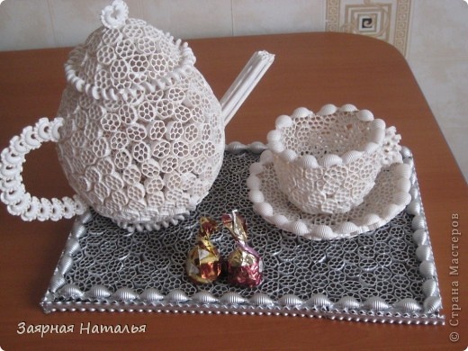 Вся эта красота - из макарон