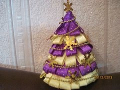 Мои первые елочки из сезаля и не только...