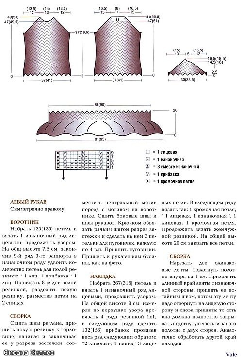 Очень красивый топ с накидкой